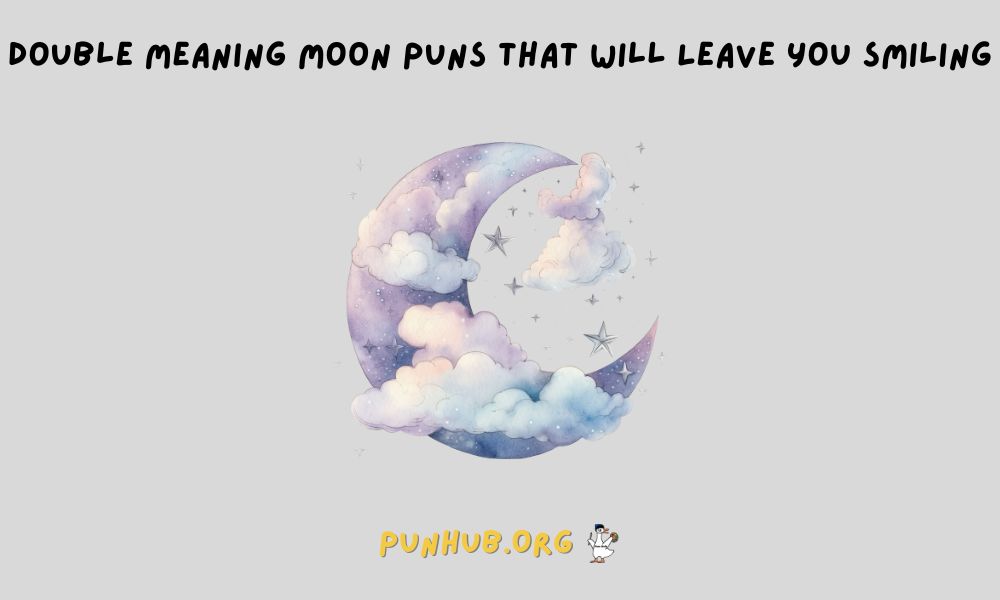 Double Meaning Moon Puns That Will Leave You Smiling