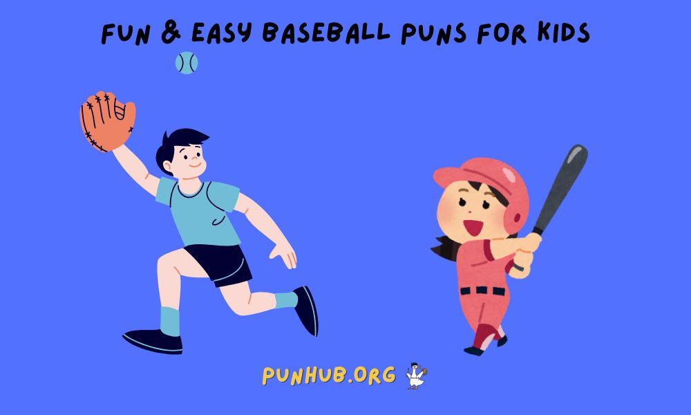 Fun & Easy Baseball Puns For Kids