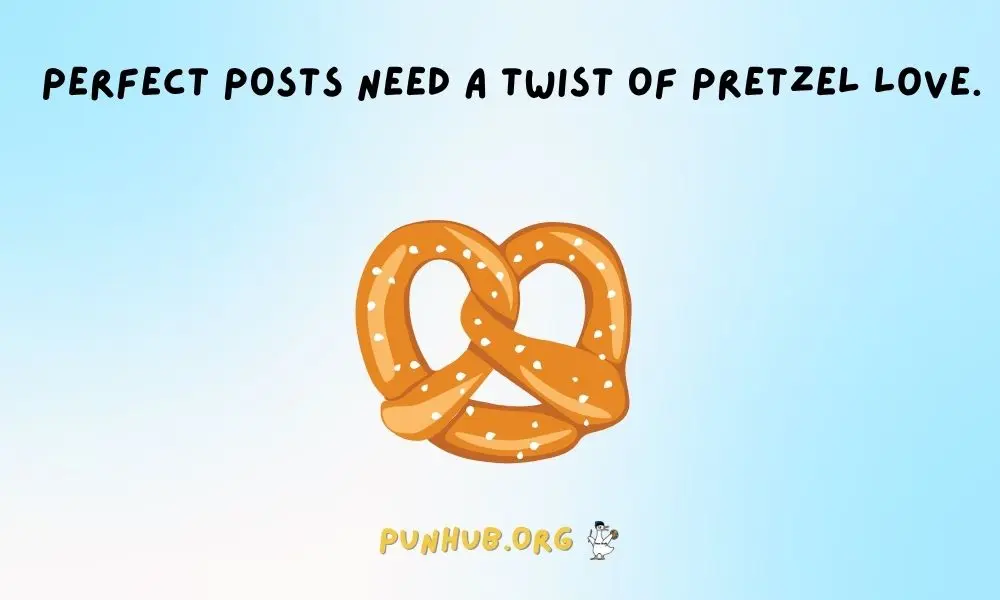 Pretzel Puns Captions For Perfect Posts