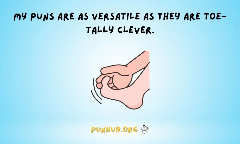 Creative & Clever Toe Puns For Every Occasion