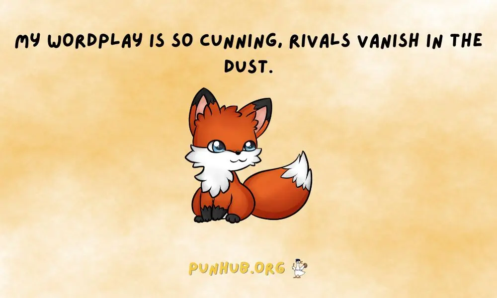 Outfox Rivals With Clever Fox Puns Wordplay