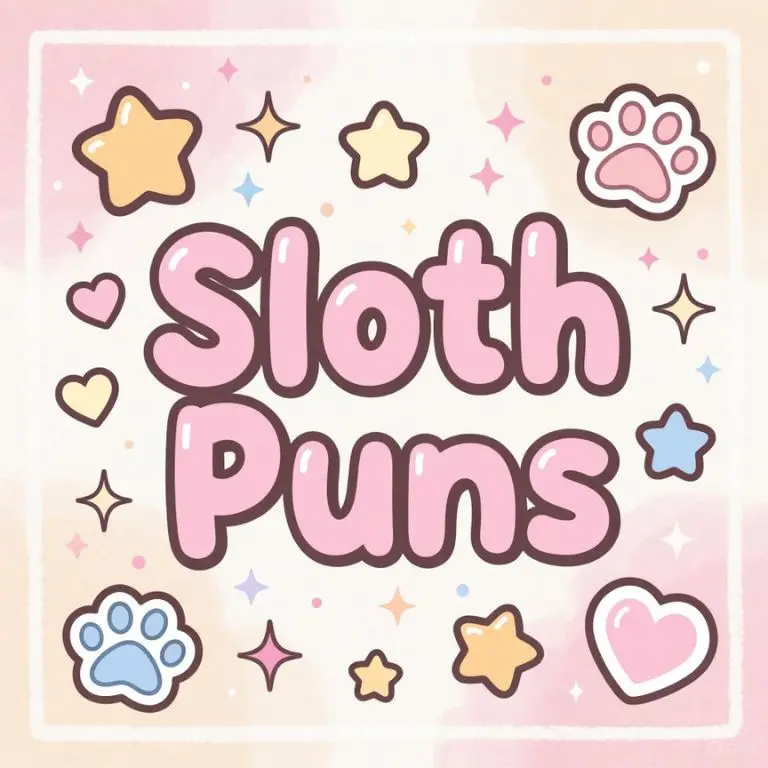 Sloth Puns