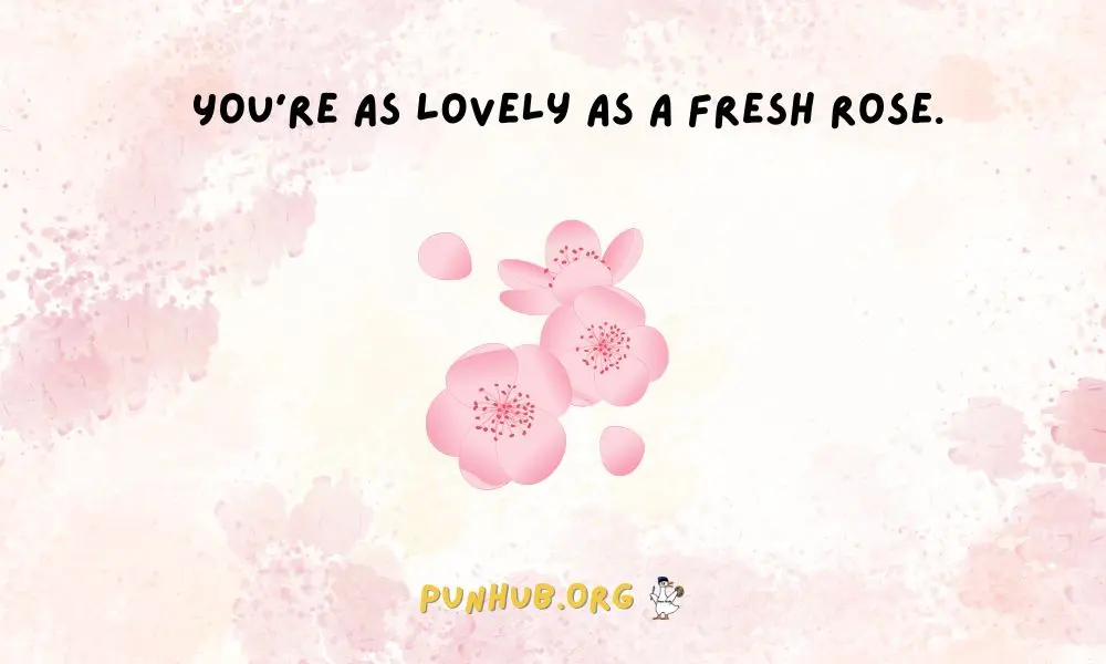 Sweet Flower Puns For Romantic Messages